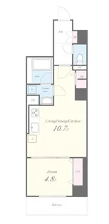 EAU・CLAIR 道灌山【3階】の間取り