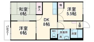 パストラールハイツA【105号室】の間取り