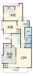 サンシャイン板倉【402号室】の間取り