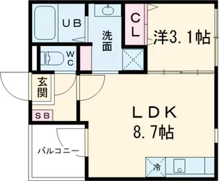 仮称 お花茶屋一丁目【2階】の間取り
