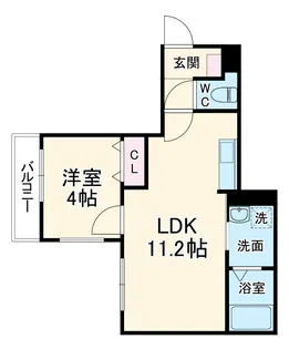 リブレメゾン本町I【2階】の間取り