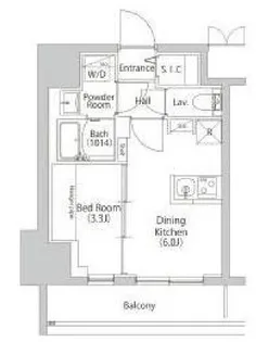 カパリリ小岩【4階】の間取り