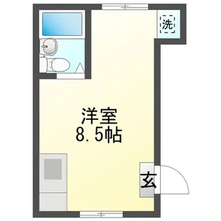 アリス石橋【2階】の間取り