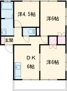 フレックス21【101号室】の間取り