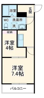 BROOKLYNBASE26th【303号室】の間取り