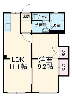 ポート・ヴィレッジ【1階】の間取り