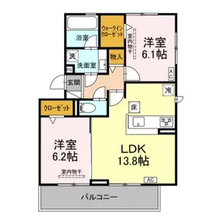 スターブル幸加Ⅱ【2階】の間取り