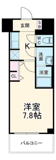 SーRESIDENCE四日市駅前COULEUR(クルール) フリ【12階】の間取り