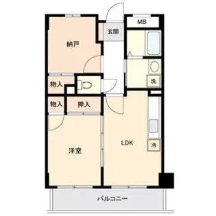 サンコート柳橋【605号室】の間取り