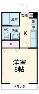 カルム桜ケ丘【1階】の間取り