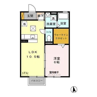 ディアーナ【1階】の間取り