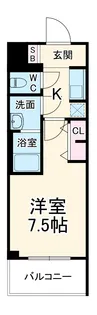 SーRESIDENCE四日市駅前COULEUR(クルール) フリ【3階】の間取り