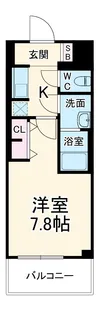 SーRESIDENCE四日市駅前COULEUR(クルール) フリ【9階】の間取り