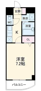 H.B SHIMIZU【3階】の間取り