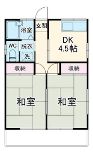 ユナイテッドハウス北本【203号室】の間取り