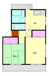 西川ビル【2階】の間取り