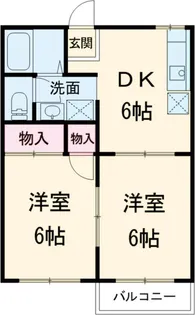シャトル相武台【0202号室】の間取り