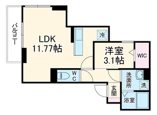 ヴェール新千葉【3階】の間取り