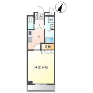 ウォーターミル五番館【203号室】の間取り