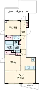 ルミーク本町イースト【5階】の間取り