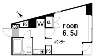 コムロンド四谷三丁目【4階】の間取り