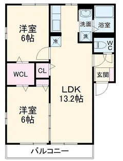 マ・メゾン六番館【2階】の間取り