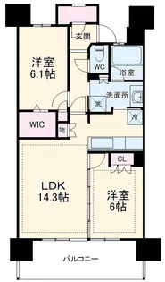 ライオンズ名古屋ステーションアクシス【3階】の間取り