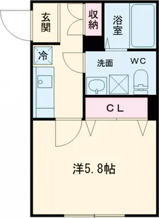 CFジオーレ小岩WEST【3階】の間取り