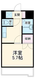 セジュール栄【5階】の間取り