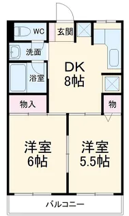 梶ヶ谷リベール【4階】の間取り