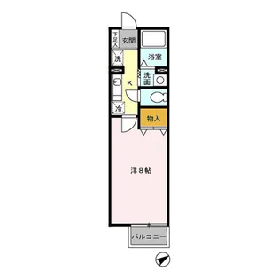 みなみ野サンシャイン【02010号室】の間取り