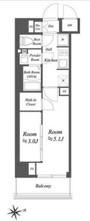 ブランシエスタ荻窪【3階】の間取り