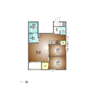 REGALEST鶴里駅前【3階】の間取り