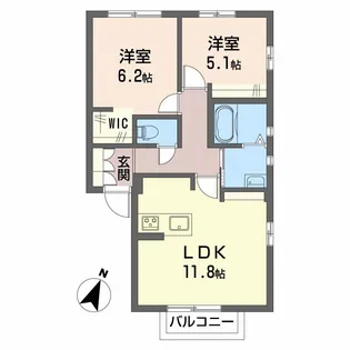 シンフォニー C【1階】の間取り