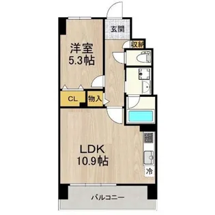 海老江サンライズ【2階】の間取り