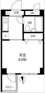 ドルチェ府中ツインエクセル【5階】の間取り