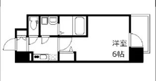 エスリード難波ALLURE【301号室】の間取り