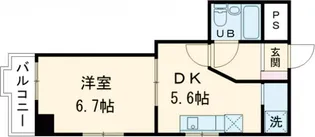 コーポルベーレⅠ【910号室】の間取り