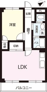 サンヨーマンション【1階】の間取り