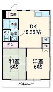 パールグレーK3【2階】の間取り