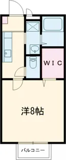 パルハイムヒライA【2階】の間取り