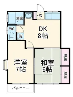 ヴィラージュA【1階】の間取り