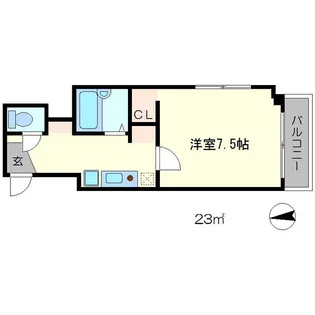 グレース大宮【6階】の間取り