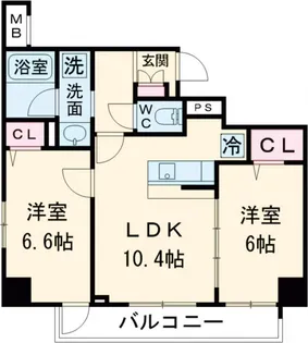 クラリティア板橋本町【3階】の間取り