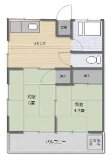 第2和田荘【1階】の間取り
