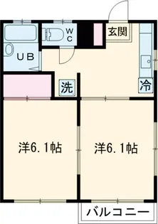 チェスナッツヒルズ【102号室】の間取り