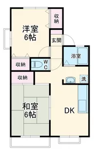 グランドール志津C【1階】の間取り