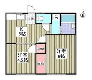 アムスシーダ【2階】の間取り