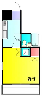 チサンマンション今小路【1003号室】の間取り