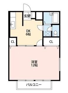 エクセレントプラザ Ⅰ Ⅱ【2階】の間取り